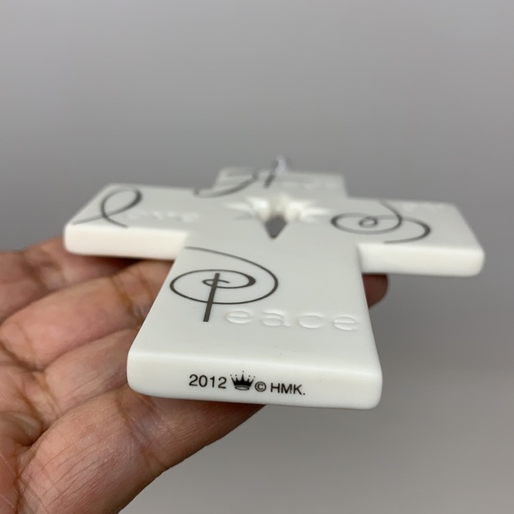 5 piece Christmas decor/ornaments Star Wings Santa Pic Frame Hallmark cross - Picture 12 of 17